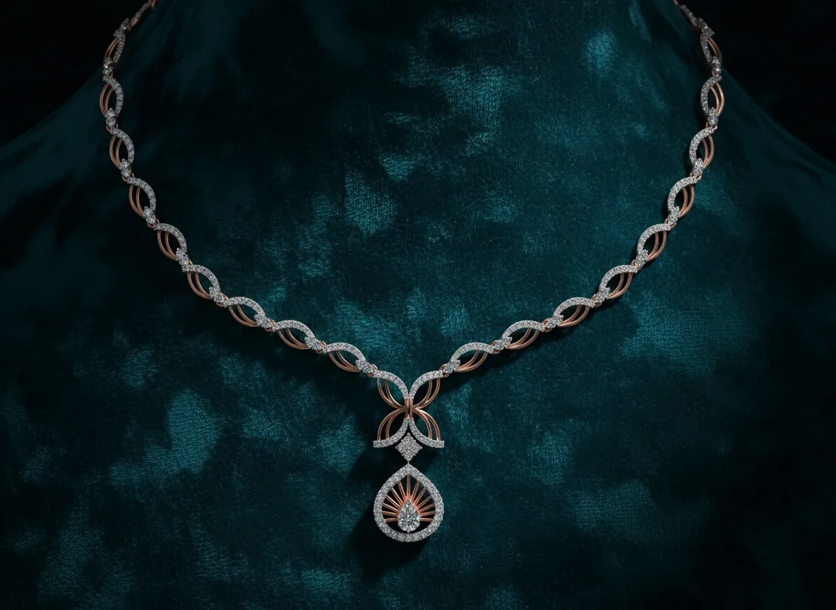 Velmora Cascade Diamond Necklace
