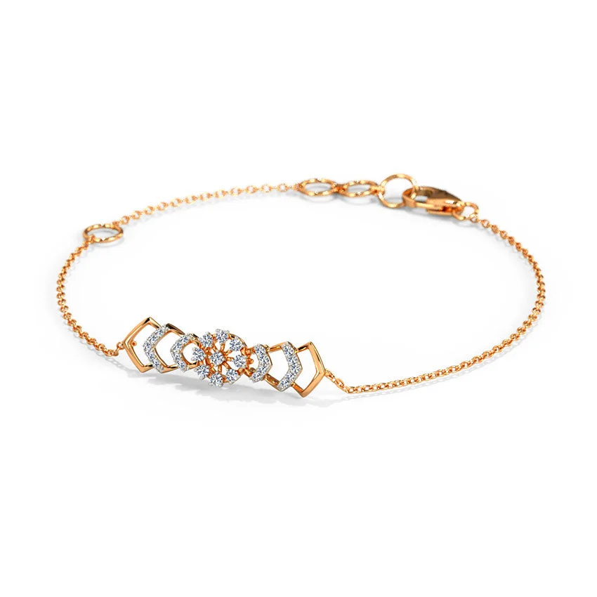 Rosette Link Bracelet
