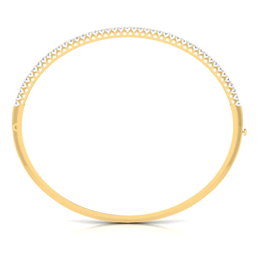 Celestine Diamond Bangle