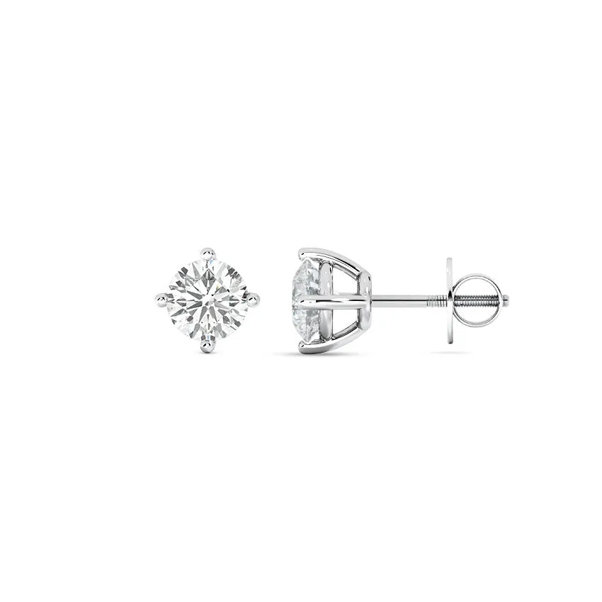 Square Illusion Diamond Studs 
