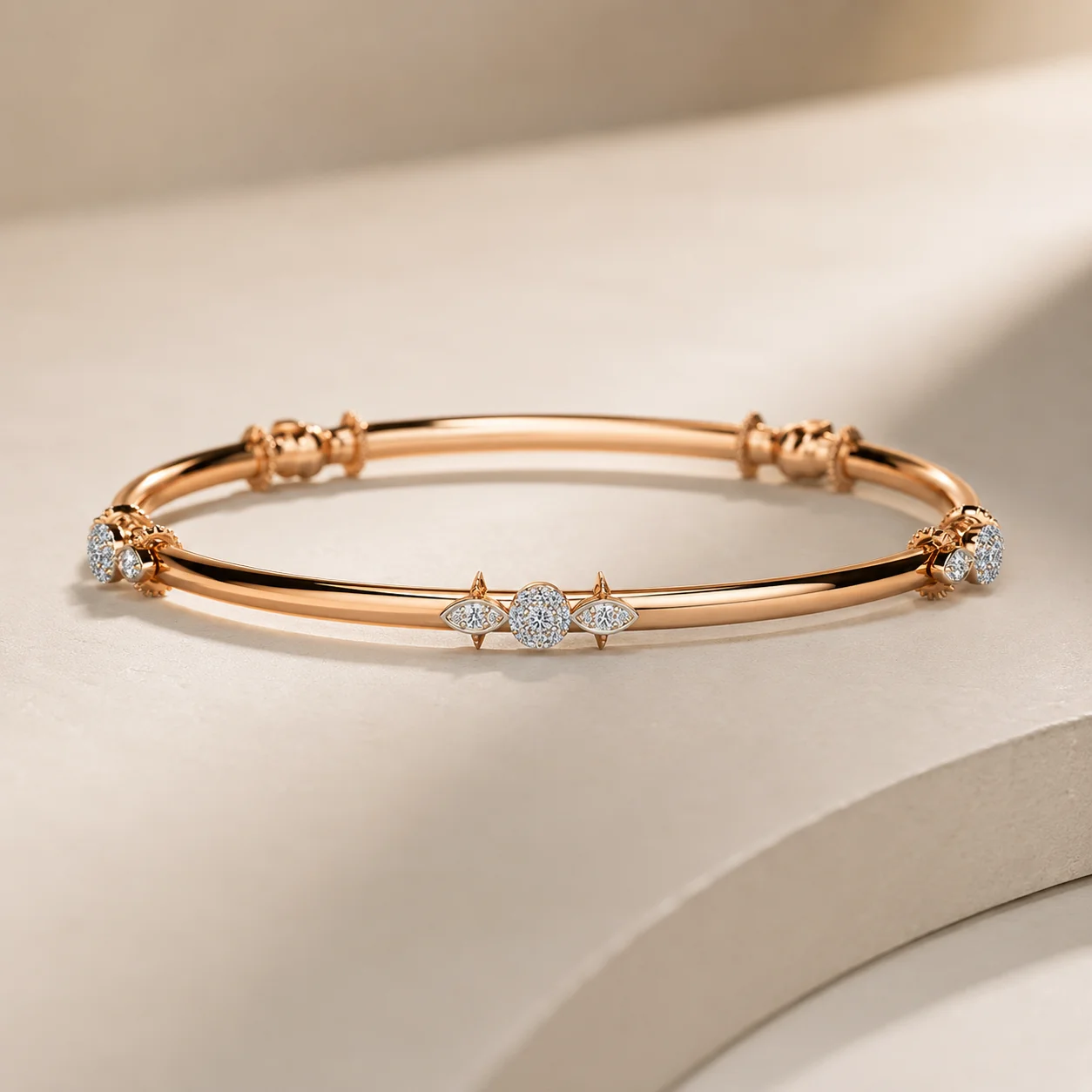 Astra Bloom Diamond Bangle