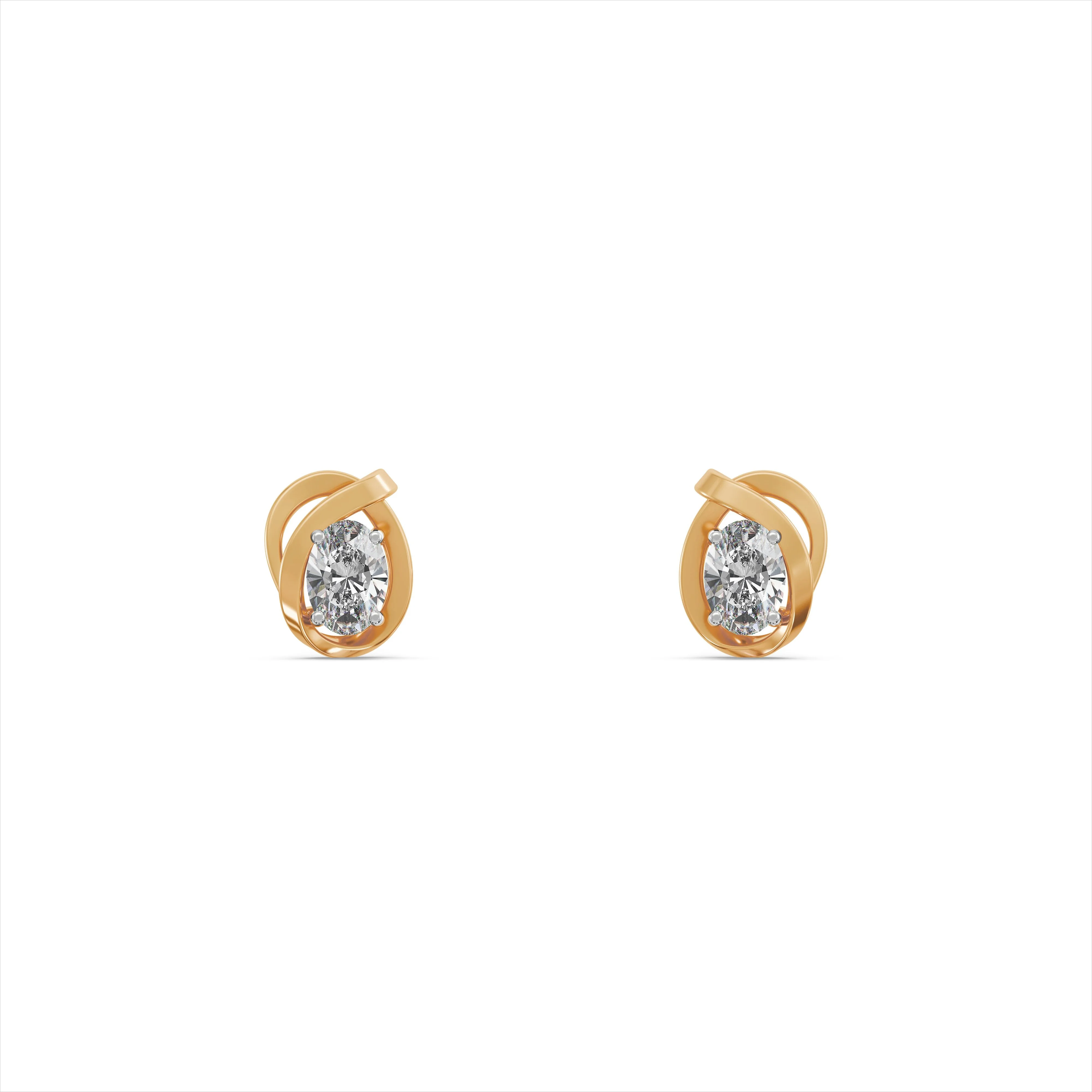 Oval Harmony Studs