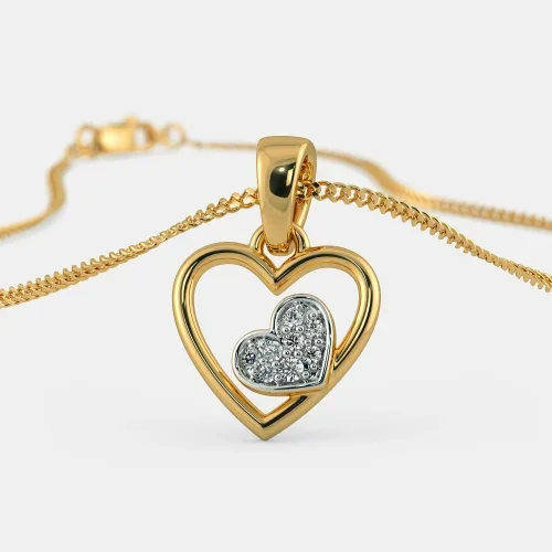 Eternal Heart Diamond Pendant