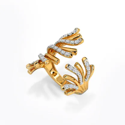 Twilight Twig Ring