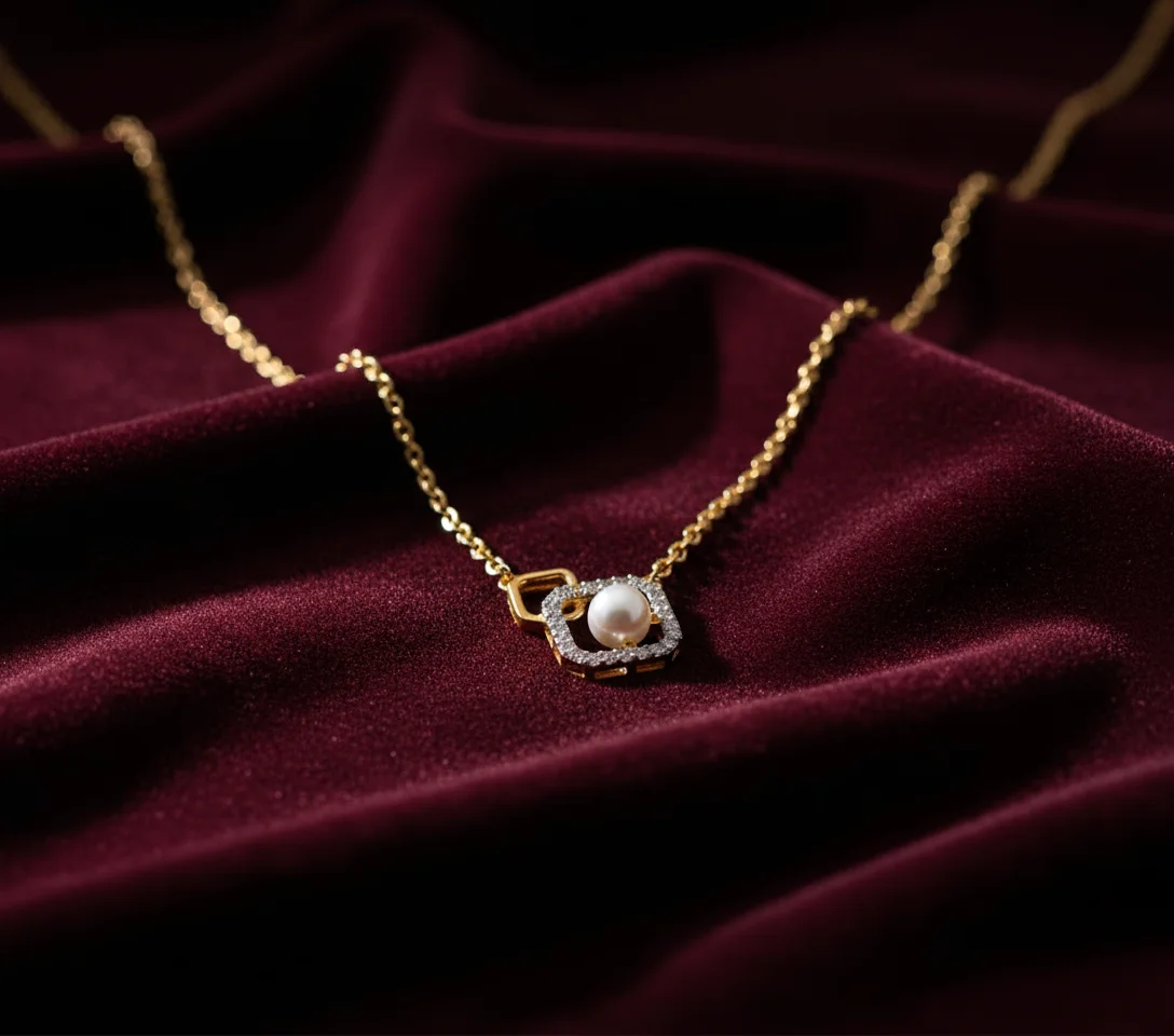 Aara Geometric Pearl Mangalsutra