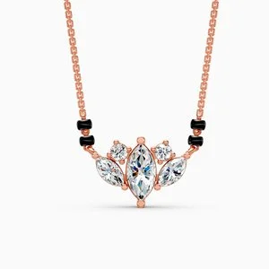 Lotus Bloom Diamond Mangalsutra