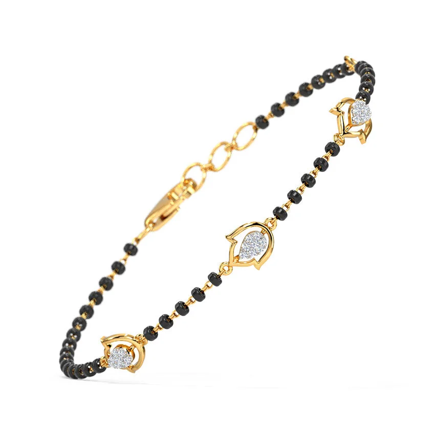 Noir Tulip Diamond Bracelet