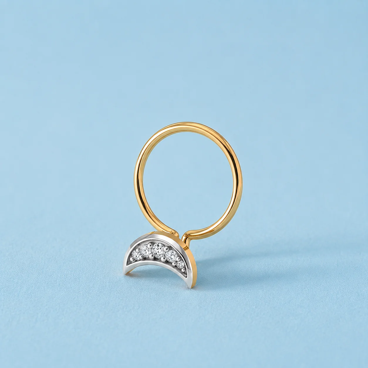 Luna Crescent Nose Pin