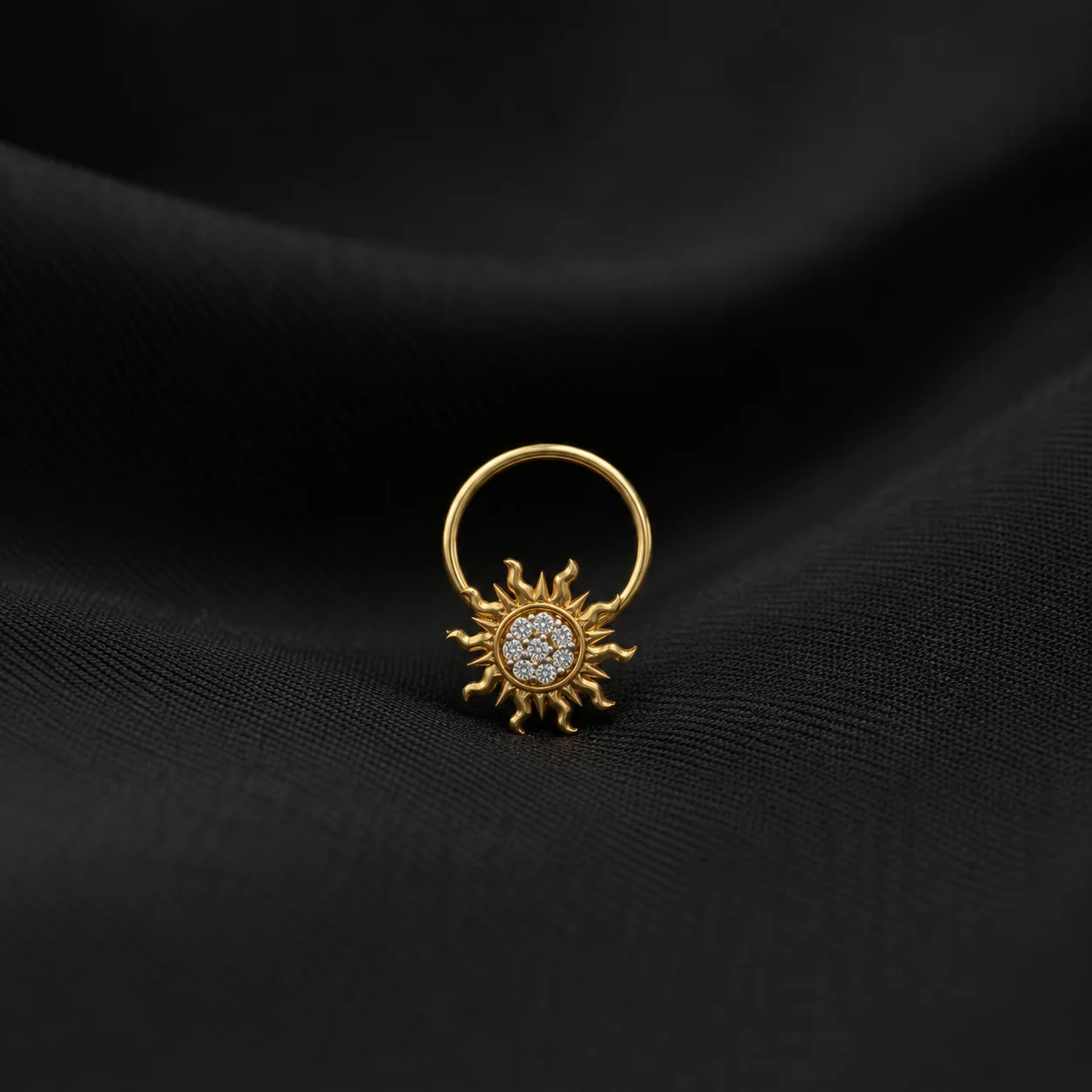 Sunflare Halo Nose Ring