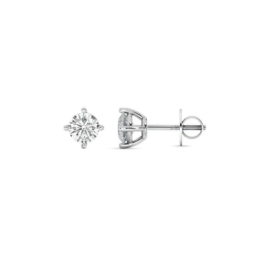 Forever Sparkle 4-Prong Earrings