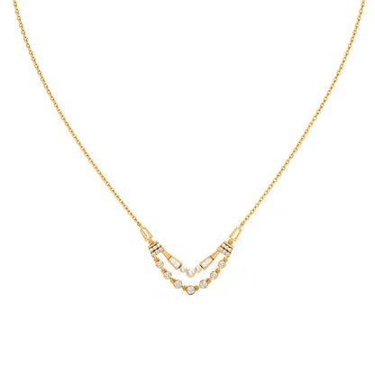 Elegant V-shaped necklace design