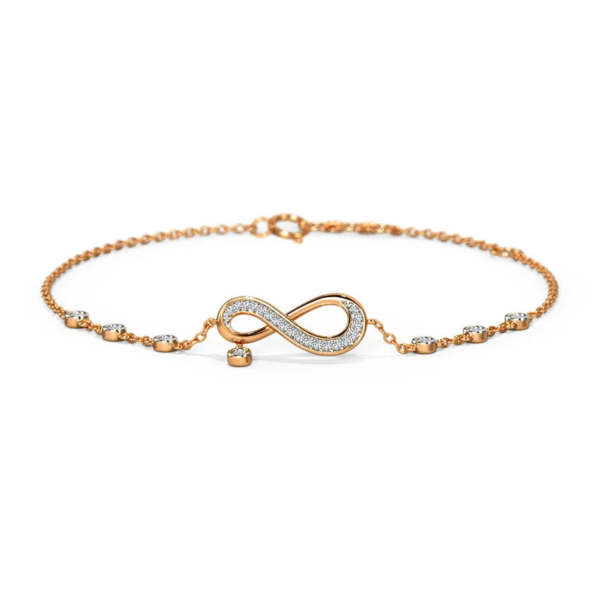 Rose Eternity Diamond Bracelet