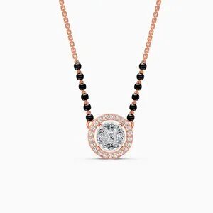 Halo Radiance Diamond Mangalsutra