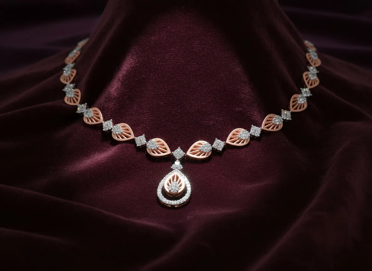 Verdanza Diamond Drop Necklace