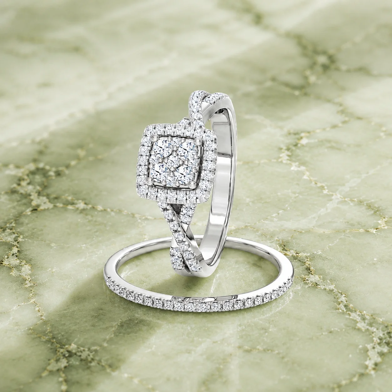Twin Souls Ring Set