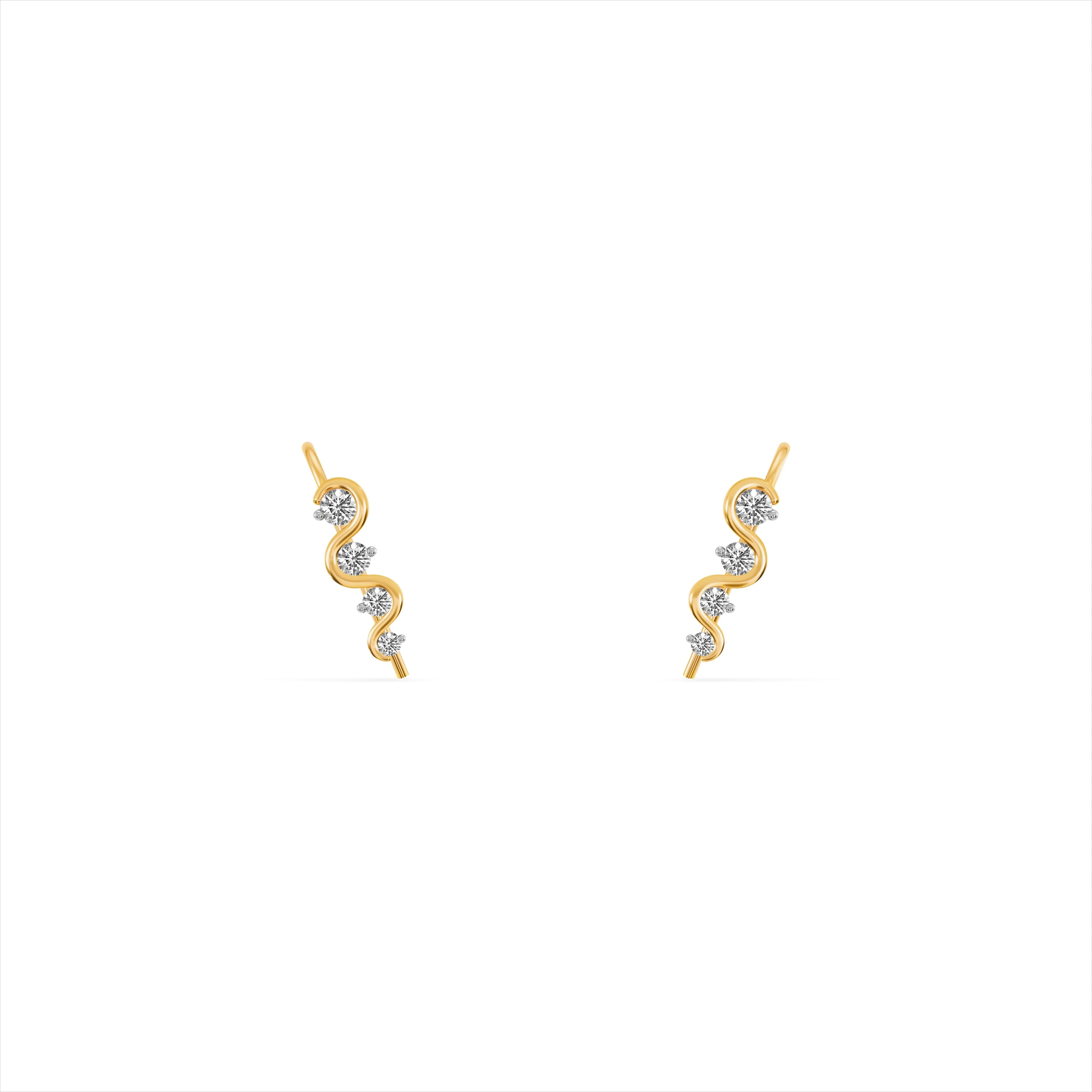 Aurora Wave Studs