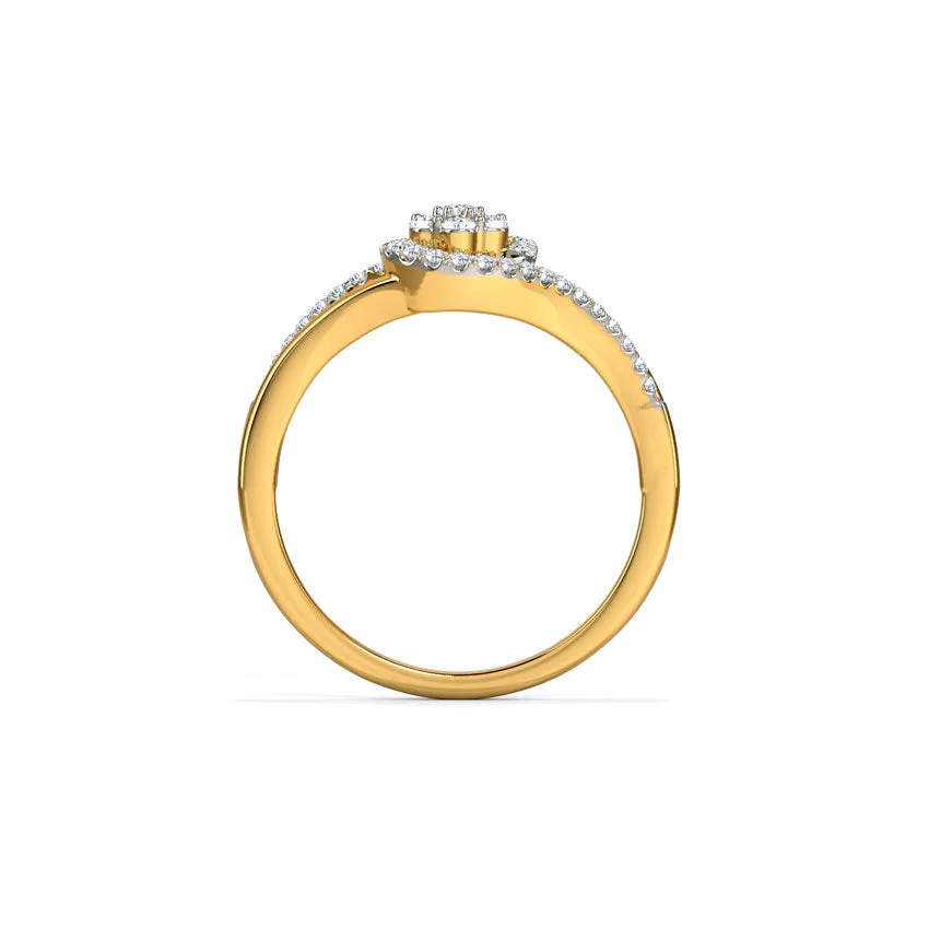 Eternal Swirl Diamond Ring
