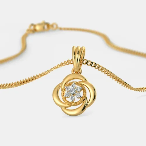 Blossom Spark Diamond Pendant