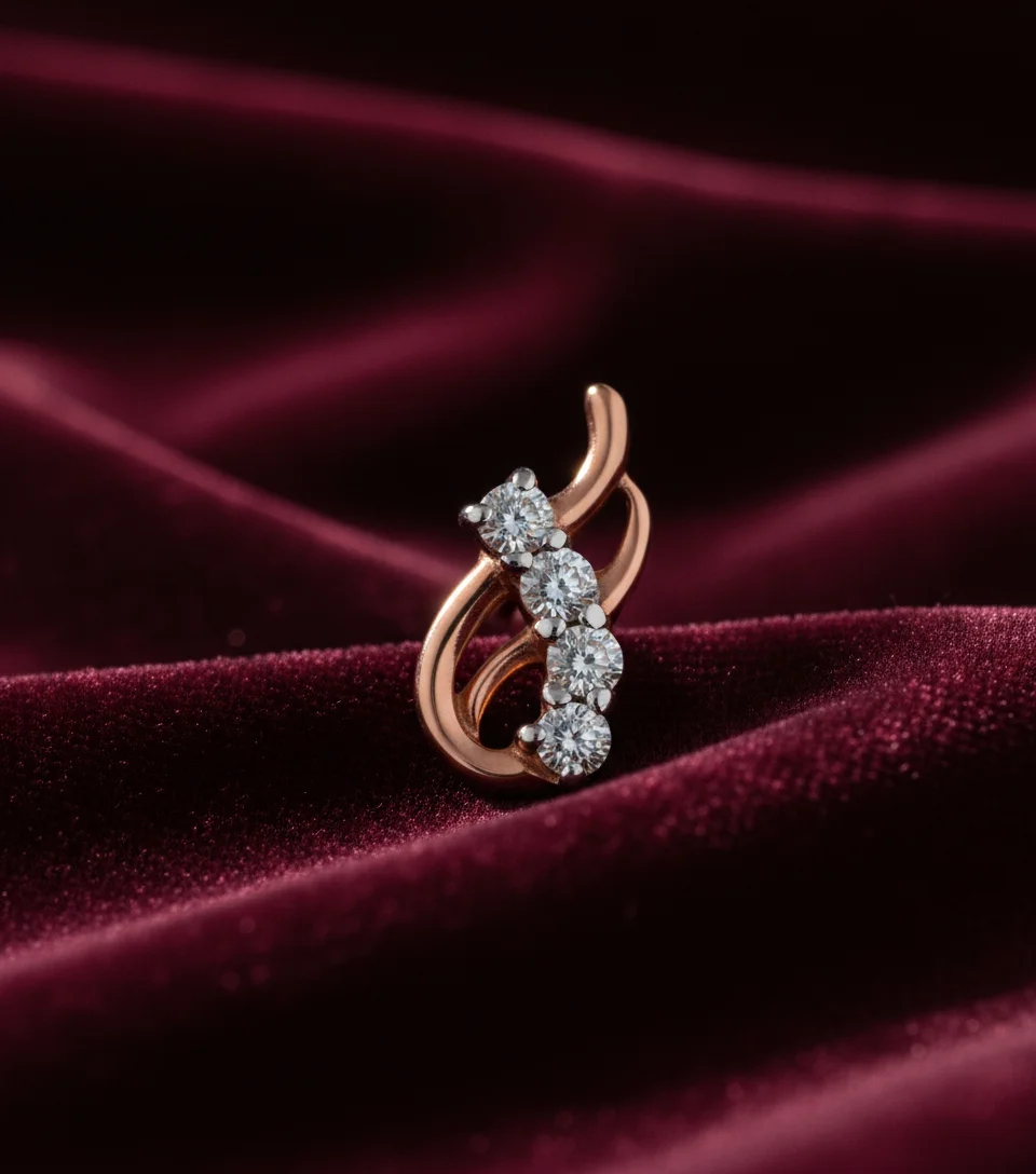 Arabesque Diamond Nose Stud