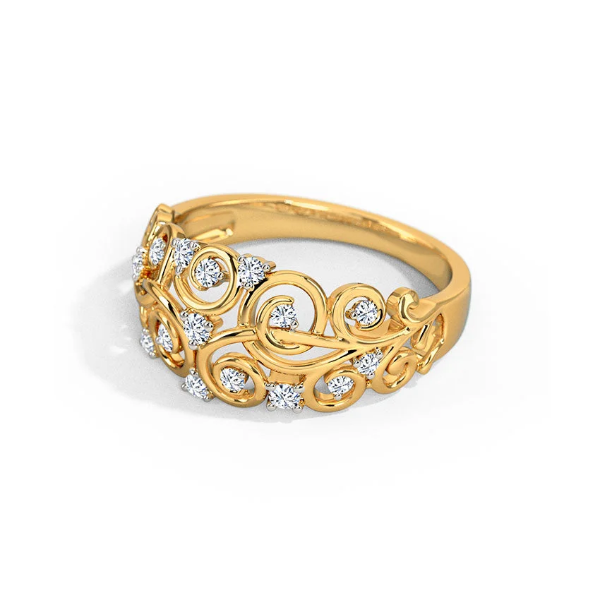 Arabesque Diamond Ring