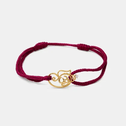 Divine Om Diamond Rakhi