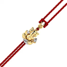 Vighnaharta Diamond Rakhi