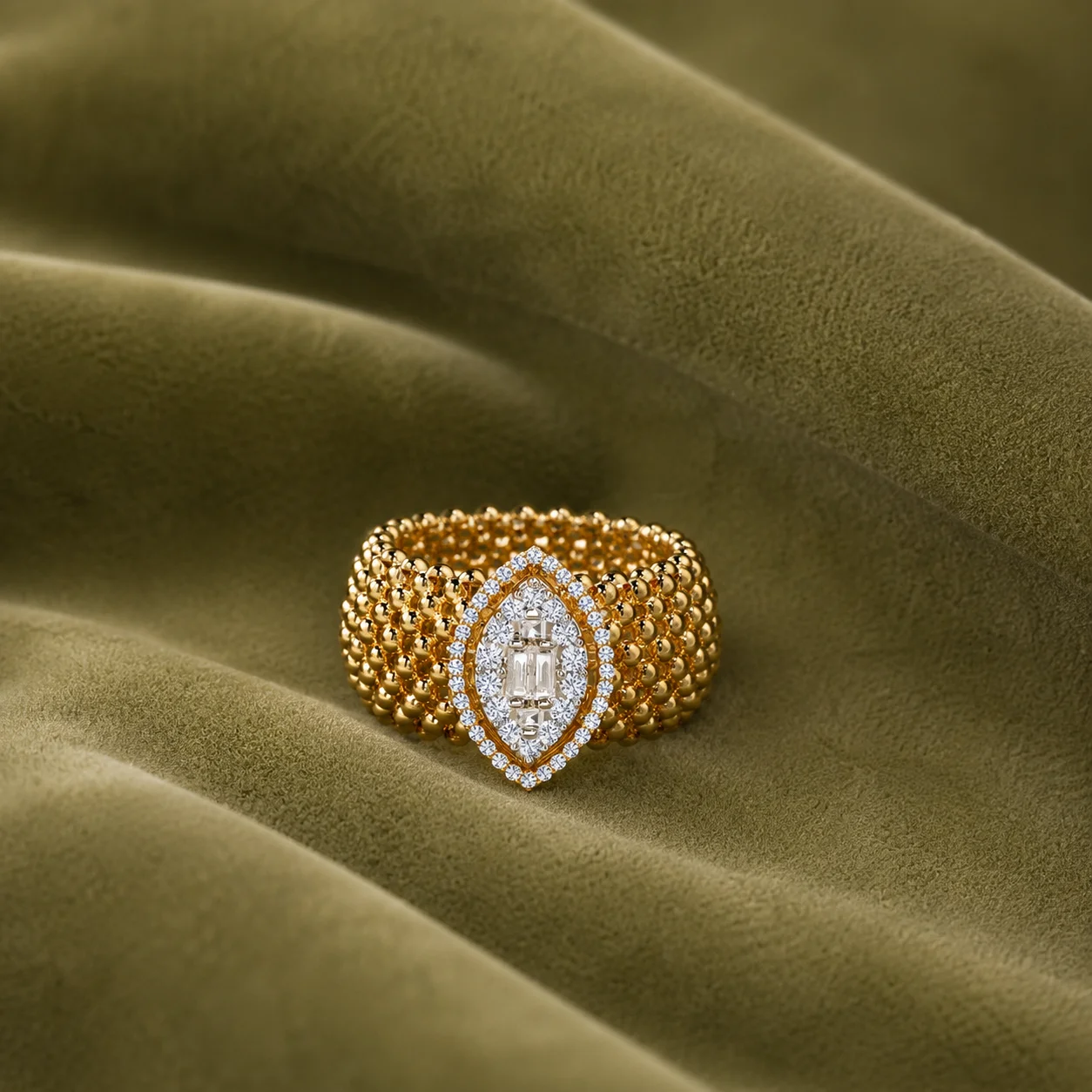 Golden Mirage Ring