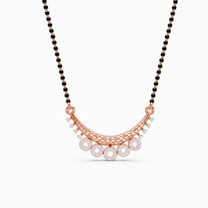Five Halo Grace Diamond Mangalsutra