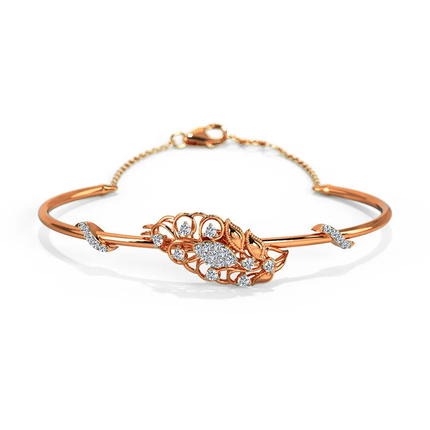 Royal Peacock Bloom Bracelet