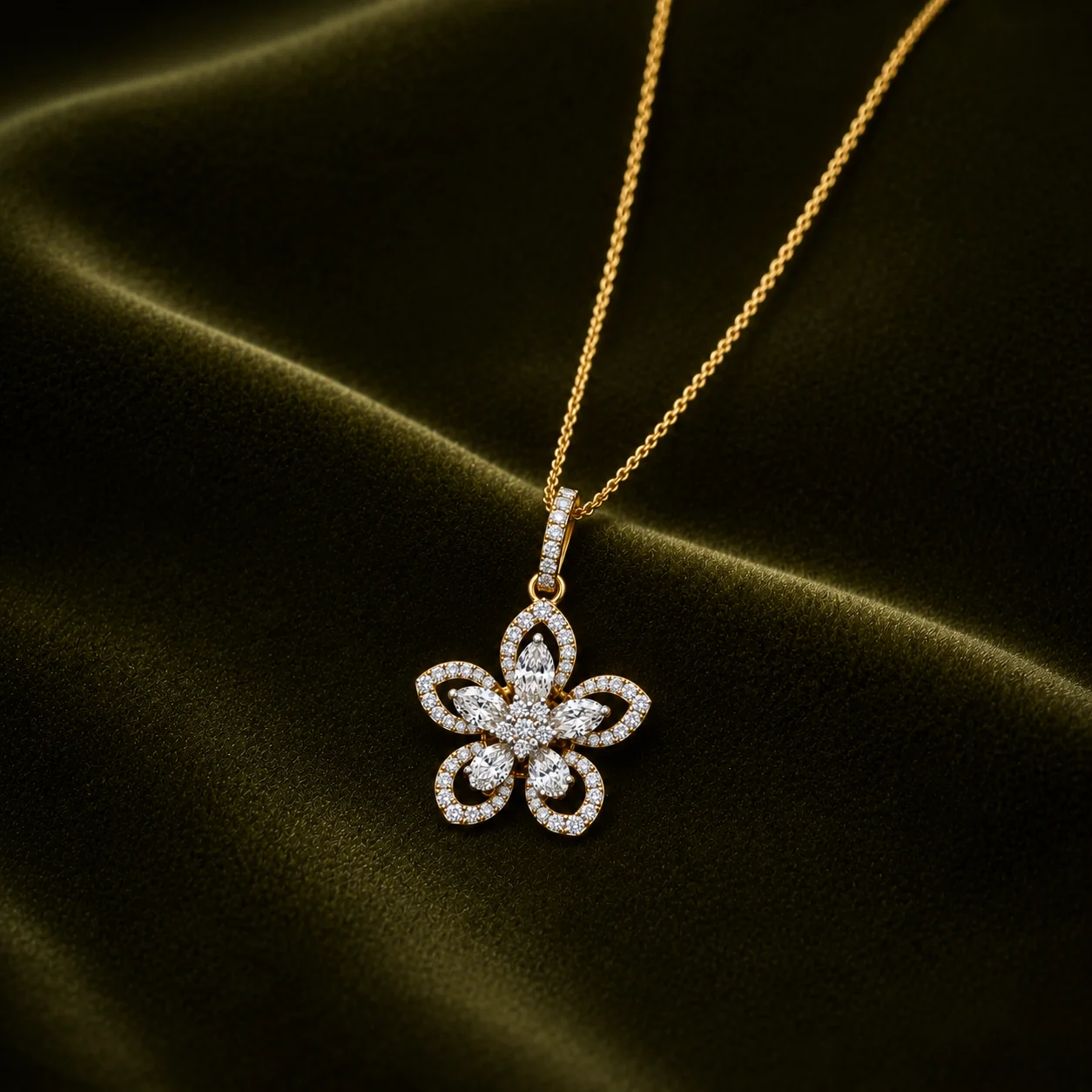 Bloomora Diamond Pendant
