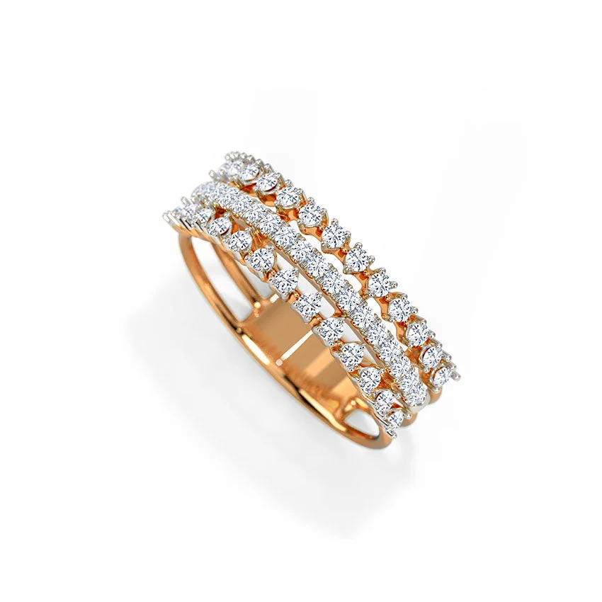Triple Radiance Diamond Ring