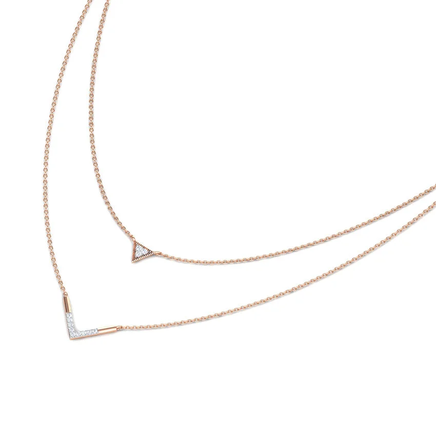 Viora Duo Layer Necklace