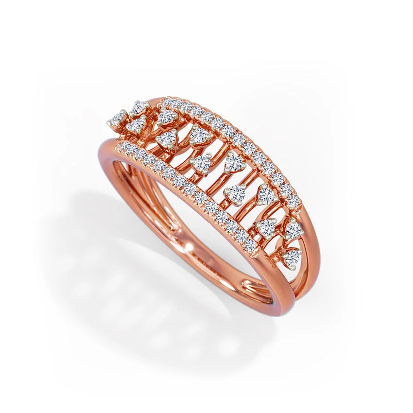 Heart Symphony Diamond Ring