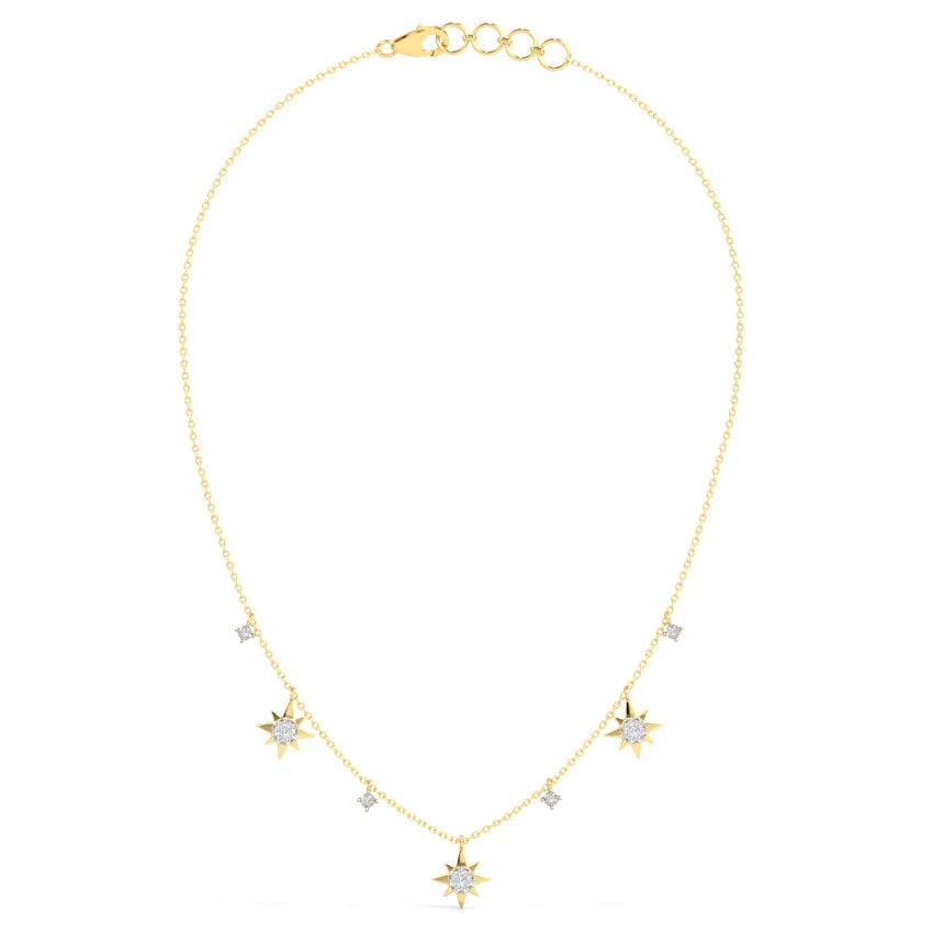 Celestia Star Diamond Necklace