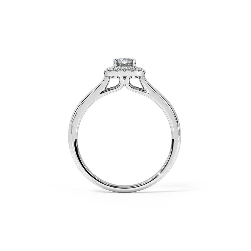 Radiance Circle Halo Ring