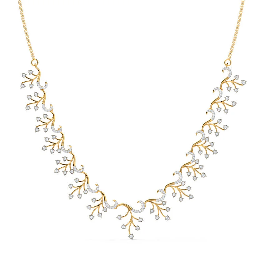 Verdant Bloom Diamond Necklace