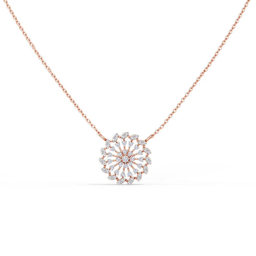 Aurora Blossom Diamond Necklace