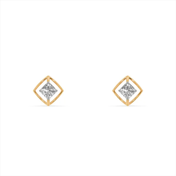 Diamond Frame Studs