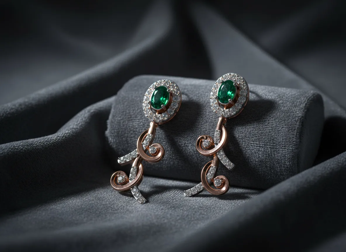 Emera Twist Drop Earrings