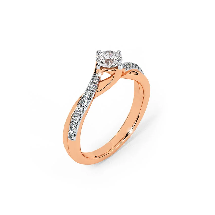 Blush Infinity Diamond Ring