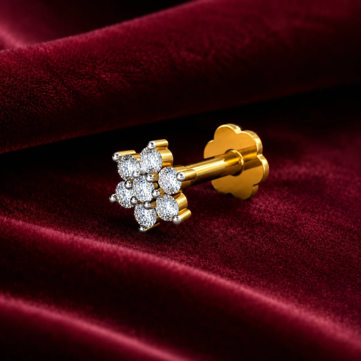 BloomSpark Nose Pin