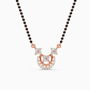 Lucky Horseshoe Diamond Mangalsutra