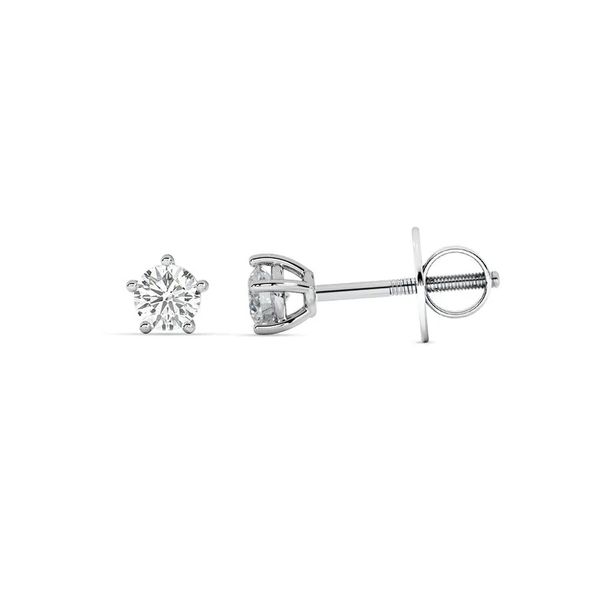Radiant Flower Diamond Earrings