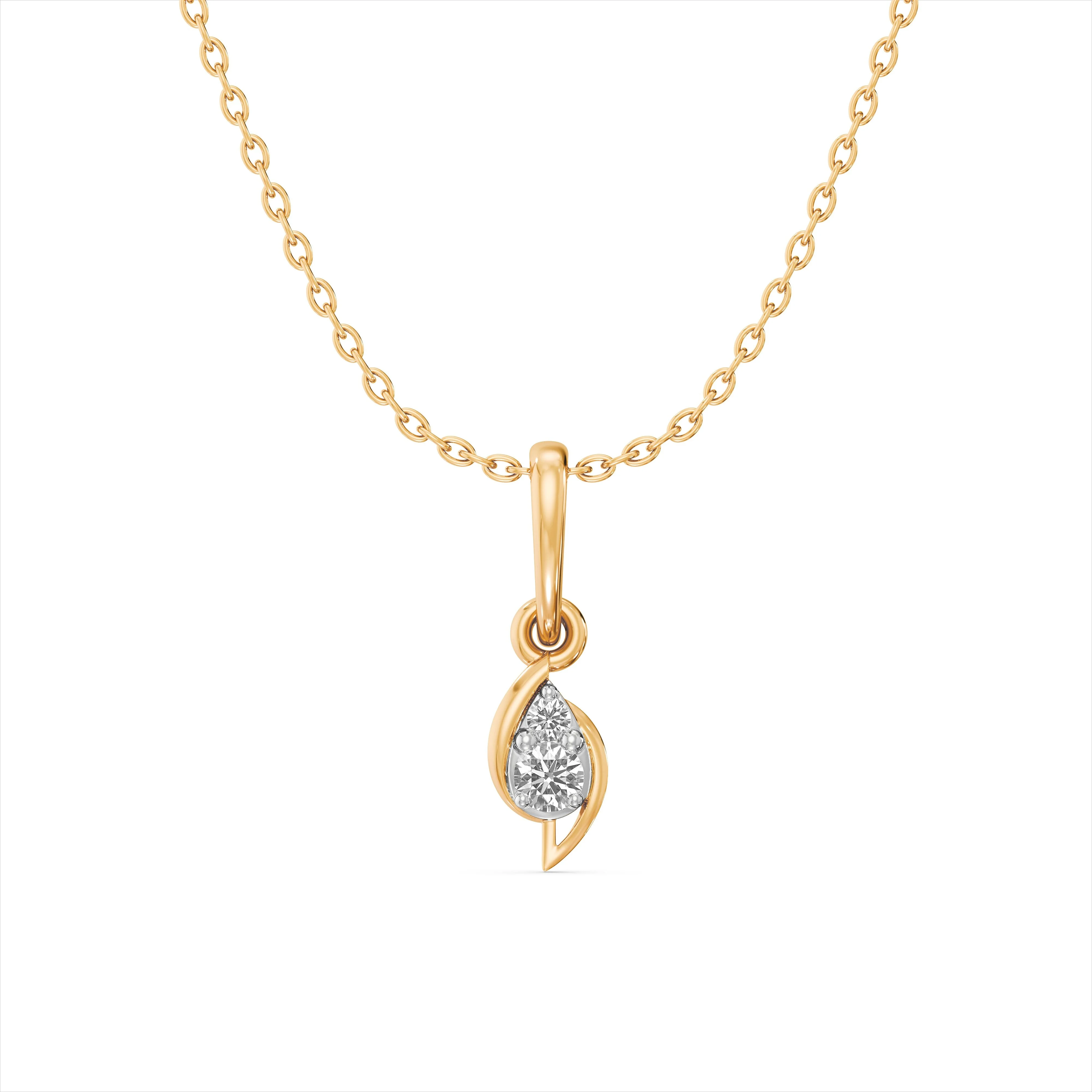 Dewdrop Elegance Diamond Pendant