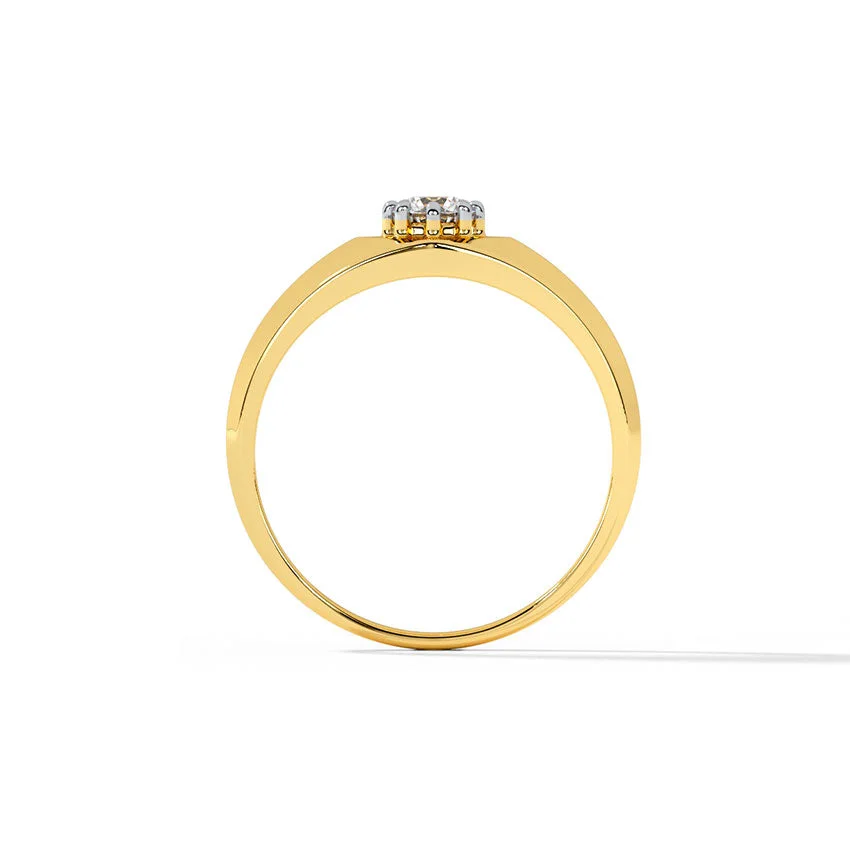 Prestige Solitaire Signet Ring
