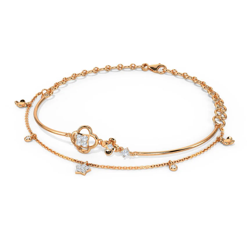 Celestelle Charm Diamond Bracelet