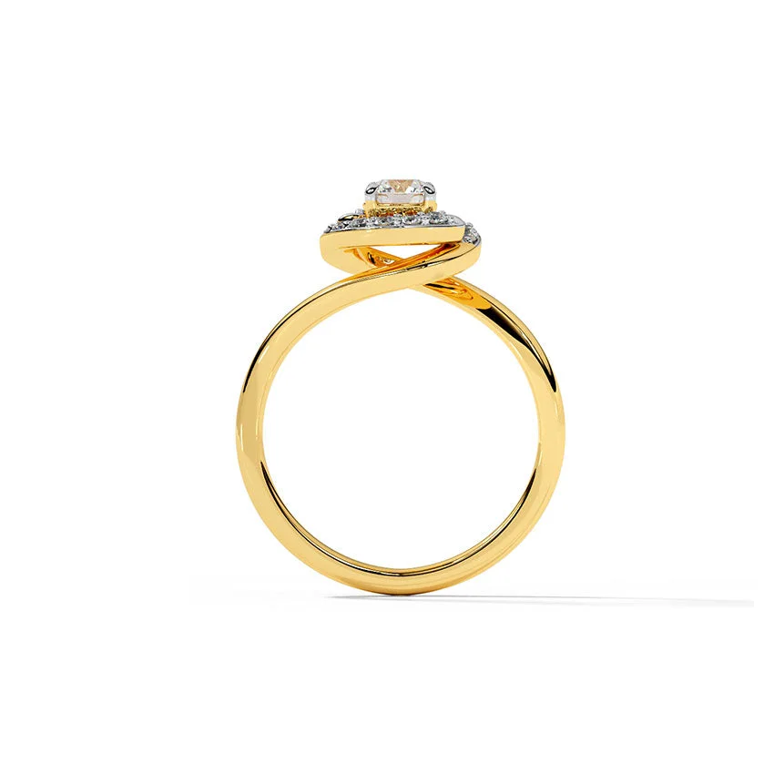 Celestial Orbit Solitaire Ring