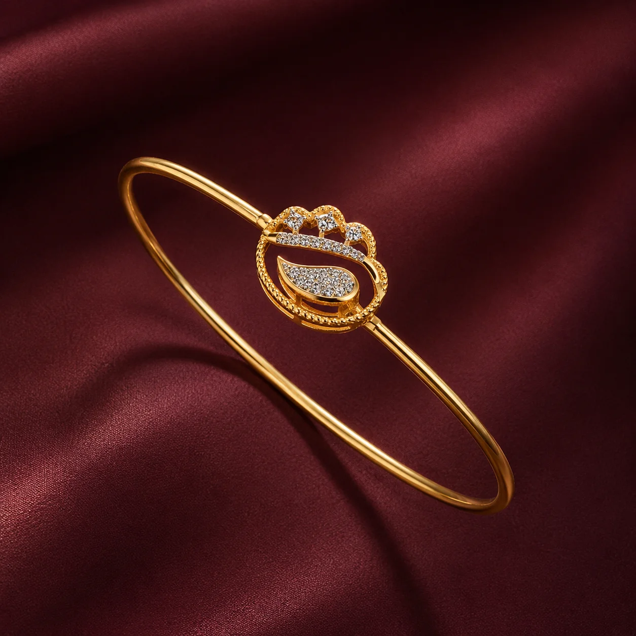 Aurielle Bloom Diamond Bangle