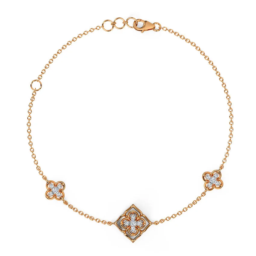 Elysian Clover Grace Diamond Bracelet 