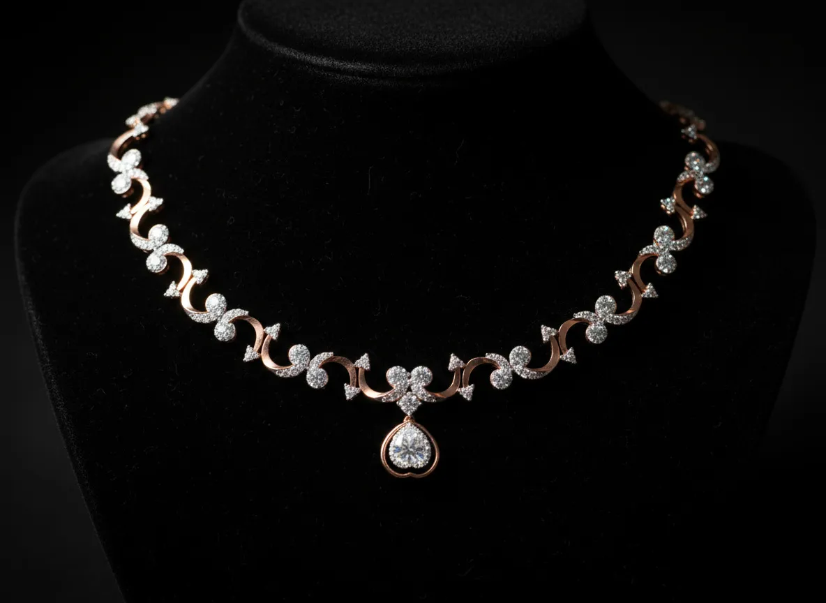 Silvique Drop Necklace